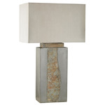 Musee Outdoor Table Lamp - Gray / Taupe