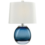 Playa Linda Table Lamp - Blue / White