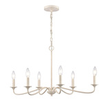 Quinn Chandelier - Antique White