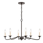 Quinn Chandelier - Bronze