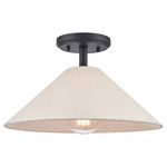 Rydell Ceiling Light - Black / White