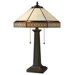 Stone Filigree Table Lamp - Tiffany Bronze / Tiffany