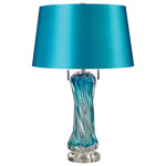 Vergato Table Lamp - Blue/ Clear / Blue