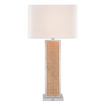 Webb Table Lamp - Polished Nickel / White