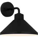 Rencher Outdoor Wall Sconce - Matte Black