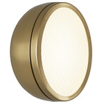 Molly Wall / Ceiling Light - Brushed Brass Ring / Brushed Brass Dome