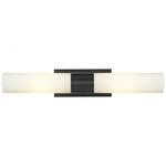 Empire Bathroom Vanity Light - Matte Black / Matte White