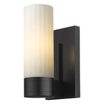 Empire Wall Sconce - Matte Black / Matte White