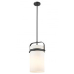 Pilaster Pendant - Matte Black / Matte White