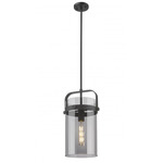 Pilaster Pendant - Matte Black / Smoked