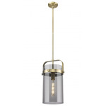 Pilaster Pendant - Brushed Brass / Smoked