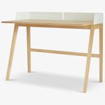 Brockwell Desk - Natural Oak / White