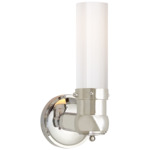 Graydon Wall Sconce - Polished Nickel / White