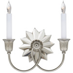 Huntington Wall Sconce - Polished Nickel / Crystal