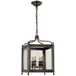 Greggory Lantern Pendant - Bronze / Clear