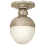 Clark Ceiling Light - Antique Nickel / White