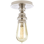 Boston Ceiling Light - Polished Nickel