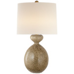 Gannet Table Lamp - Marbleized Sienna / Linen