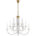 Wharton Chandelier - Hand-Rubbed Antique Brass