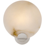 Iveala Wall Sconce - Polished Nickel / Alabaster