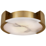 Melange Ceiling Light - Antique-Burnished Brass / Alabaster