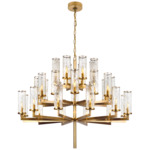 Liaison Chandelier - Antique-Burnished Brass