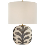 Parkwood Table Lamp - Natural Bisque / Black Pearl / Cream Linen