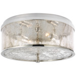 Liaison Ceiling Light - Polished Nickel / Crackle