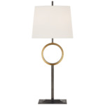 Simone Buffet Lamp - Bronze / Antique Brass / Linen