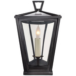 Darlana Outdoor 3/4 Mini Wall Light - Bronze / Clear