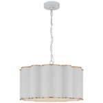 Markos Pendant - White / Gild