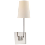 Venini Wall Sconce - Polished Nickel / Linen