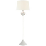 Alberto Floor Lamp - Plaster White / Linen