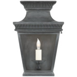 Elsinore Outdoor Wall Light - Weathered Zinc / Clear