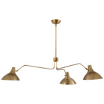 Charlton Chandelier - Brass / Hand Rubbed Antique Brass