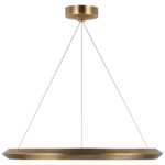 Encircle Chandelier - Natural Brass