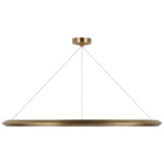 Encircle Chandelier - Natural Brass