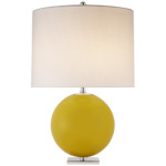 Elsie Table Lamp - Yellow / Linen