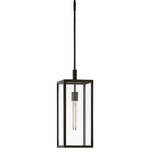 Fresno Outdoor Pendant - Aged Iron / Clear