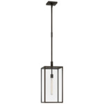 Fresno Outdoor Pendant - Aged Iron / Clear