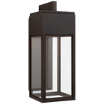 Irvine Outdoor Wall Light - Bronze / Clear