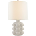 Vedra Table Lamp - Bone Craquelure / Linen