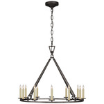 Darlana Ring Chandelier - Aged Iron