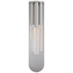 Rousseau Multi Drop Wall Sconce - Polished Nickel / Seeded Glass