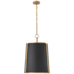 Hastings Pendant - Hand Rubbed Antique Brass / Black