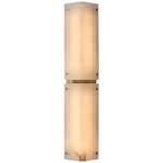 Clayton Wall Sconce - Hand Rubbed Antique Brass / Alabaster