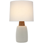 Aida Table Lamp - Porous White / Linen