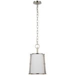 Hastings Pendant - Polished Nickel / White