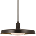 Ruhlmann Factory Pendant - Bronze / White