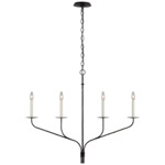 Belfair Linear Chandelier - Aged Iron